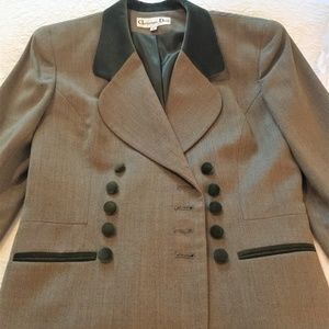 Christian Dior Ladies  Skirt Suit 100% Wool